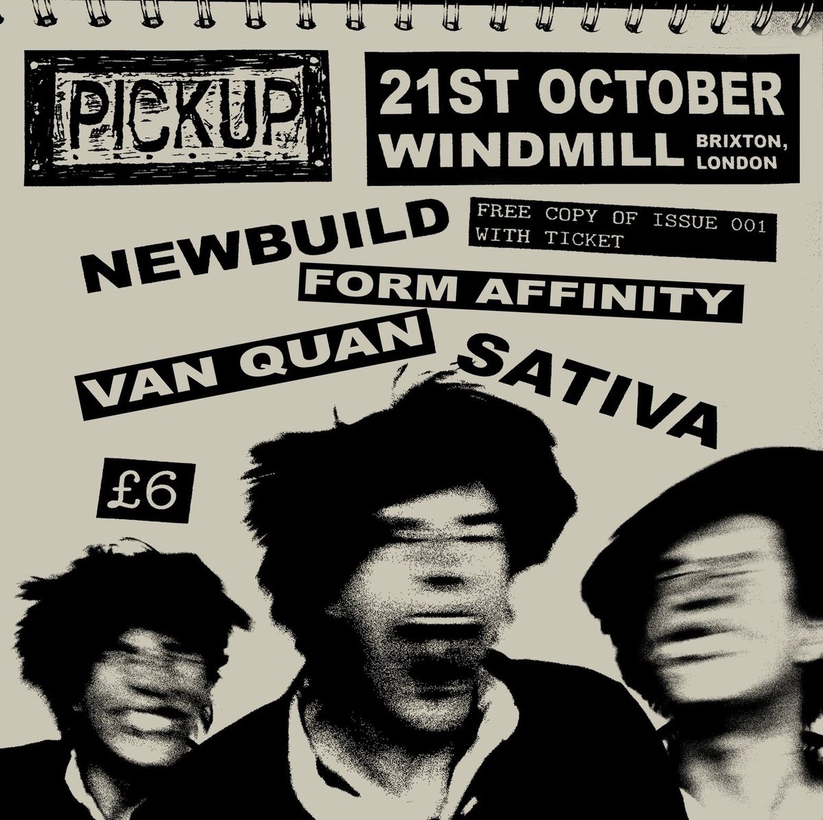 Poster for PICKUP Issue 001 Launch